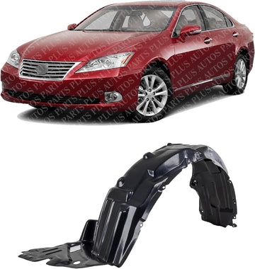 Front Fender Liner Left Driver Side Direct Replacement Compatible With 2010-2015 Lexus IS250 / IS350 LX1248109 5380653050
