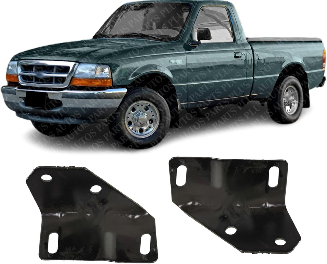Front Bumper Mounting Plate Bracket Steel Left Driver Side Direct Replacement Compatible with 1993-1997 Ford Ranger FO1066125 F37Z17B895A