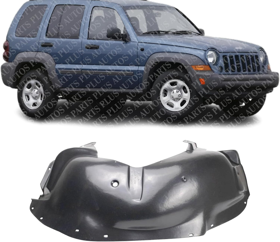 Front Fender Liner Right Passenger Side Direct Replacement Compatible With 2005-2007 Jeep Liberty CH1249128 55156790AD 55157144AD