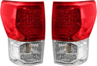 Set Of 2 Tail Light Assembly Right Passenger & Left Driver Side Direct Replacement Compatible With 2010-2013 Toyota Tundra TO2801183 TO2800183 815500C090 815600C090