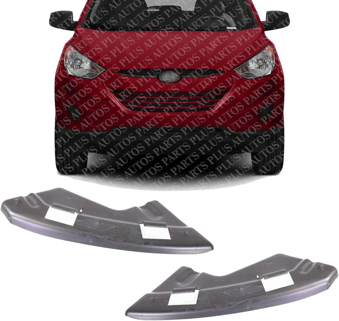 Set Of 2 Front Bumper Upper Bracket Left Driver & Right Passenger Side Direct Replacement Compatible With 2010-2015 Hyundai Tucson HY1032100 HY1033100 865522S000 865512S000