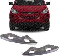 Set Of 2 Front Bumper Upper Bracket Left Driver & Right Passenger Side Direct Replacement Compatible With 2010-2015 Hyundai Tucson HY1032100 HY1033100 865522S000 865512S000