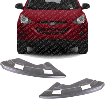 Set Of 2 Front Bumper Upper Bracket Left Driver & Right Passenger Side Direct Replacement Compatible With 2010-2015 Hyundai Tucson HY1032100 HY1033100 865522S000 865512S000