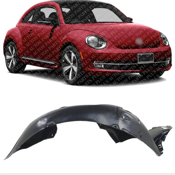 Front Fender Liner Right Passenger Side Direct Replacement Compatible With 2012-2019 Volkswagen Beetle VW1249126 5C5805912H