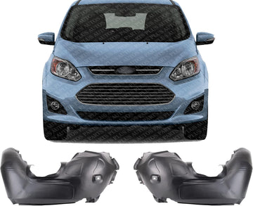 Set of 2 Front Fender Liner Right Passenger & Left Driver Side Direct Replacement Compatible With 2013-2018 Ford C-Max FO1249157 FO1248157 DM5Z16102A DM5Z16102C DM5Z16103A