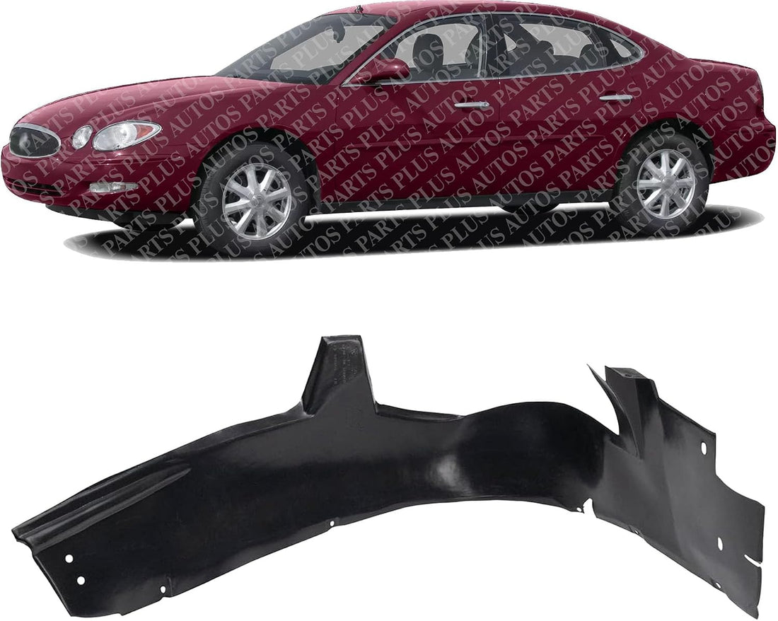Front Fender Liner Left Driver Side Direct Replacement Compatible With 2005-2009 Buick Allure/LaCrosse GM1250110 10363849