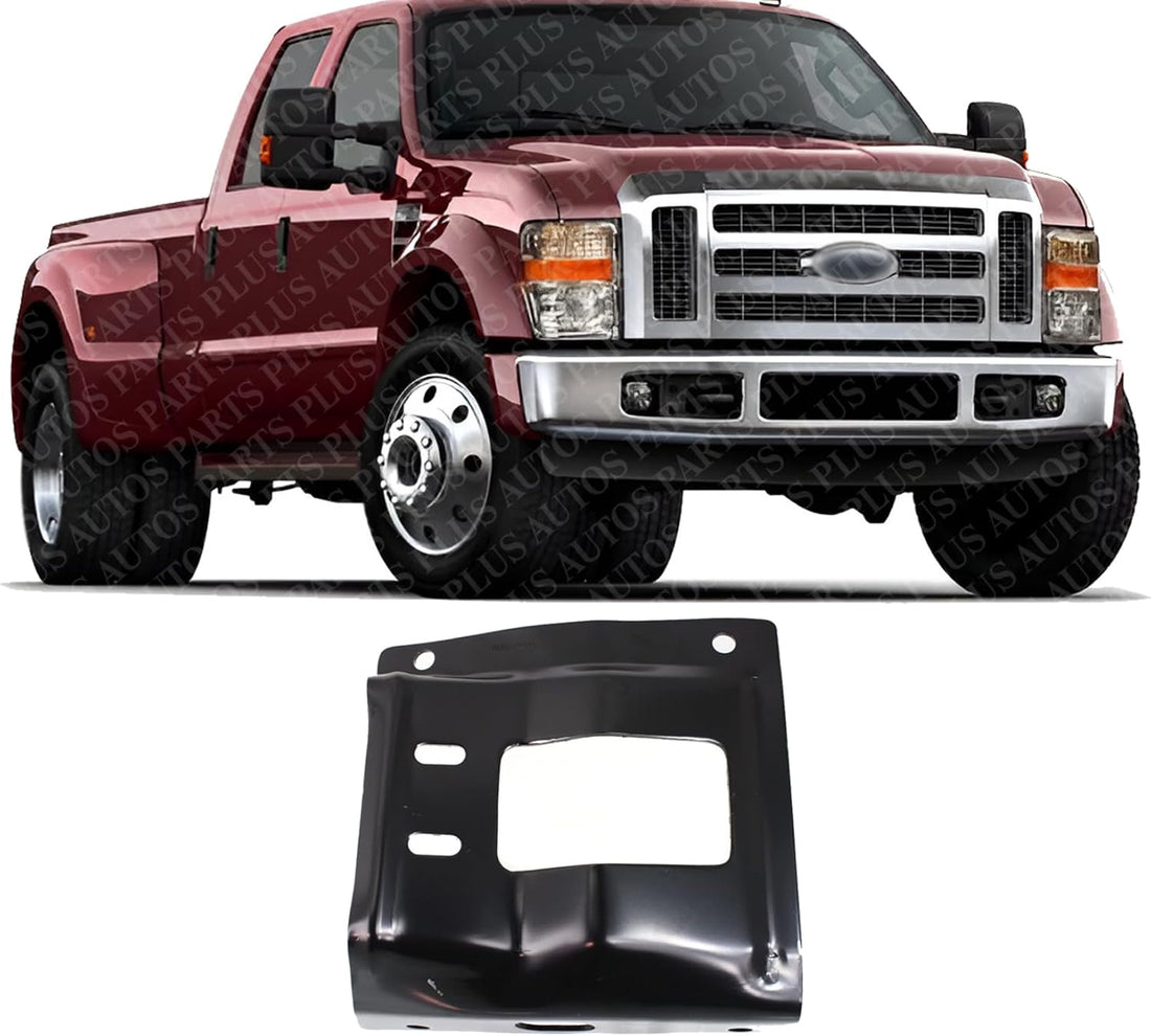 Front Bumper Mounting Plate Bracket Right Passenger Side Direct Replacement Compatible With 2008-2010 Ford F-Series Super Duty FO1067173 8C3Z17B984A