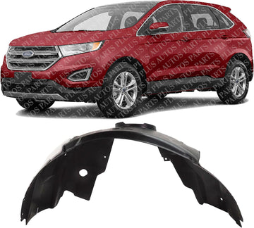 Front Fender Liner Left Driver Side Direct Replacement Compatible With 2015-2018 Ford Edge FO1248192 FT4Z16103G