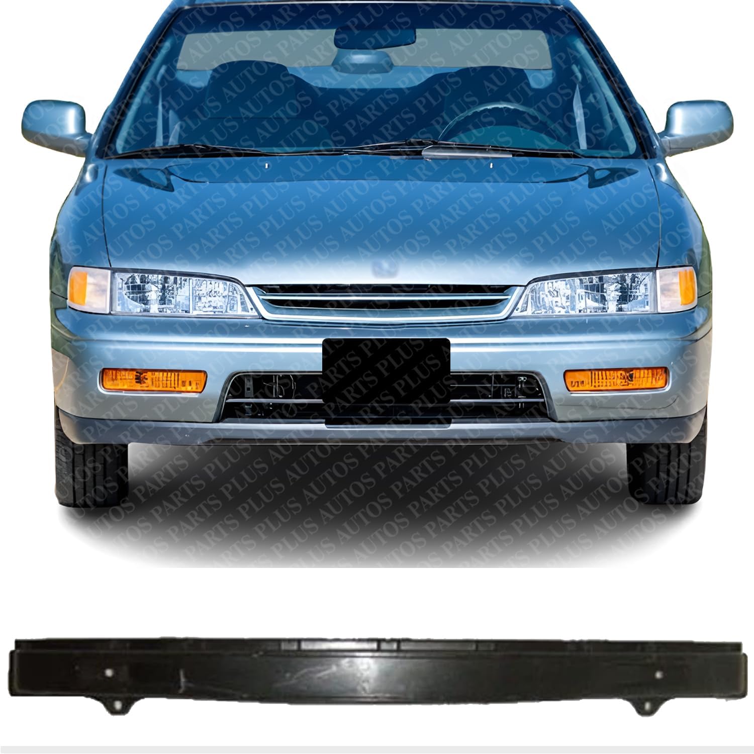 Front Bumper ReinForcement Fiberglass Direct Replacement Compatible With 1994-1997 Honda Accord HO1006132 71130SV4A00