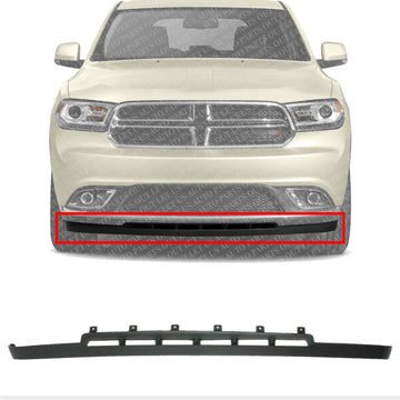 Autos Parts Plus Front Bumper Lower Valance Air Dam Textured Direct Replacement Compatible with 2014-2020 Dodge Durango CH1090150 5113677AB