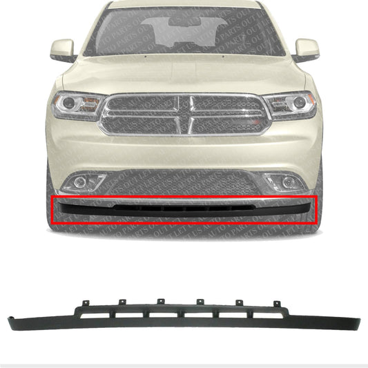 Autos Parts Plus Front Bumper Lower Valance Air Dam Textured Direct Replacement Compatible with 2014-2020 Dodge Durango CH1090150 5113677AB