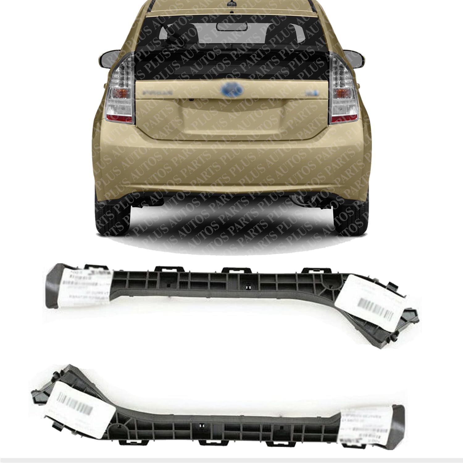 Set Of 2 Rear Bumper Retainer Left Driver & Right Passenger Side Direct Replacement Compatible With 2010-2015 Toyota Prius / 2012-2015 Plug-In TO1133102 TO1132102 5257547021