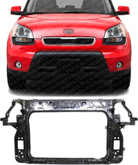 Front Radiator Support Assembly Plastic With Steel Direct Replacement Compatible With 2010-2011 Kia Soul KI1225149 641012K000