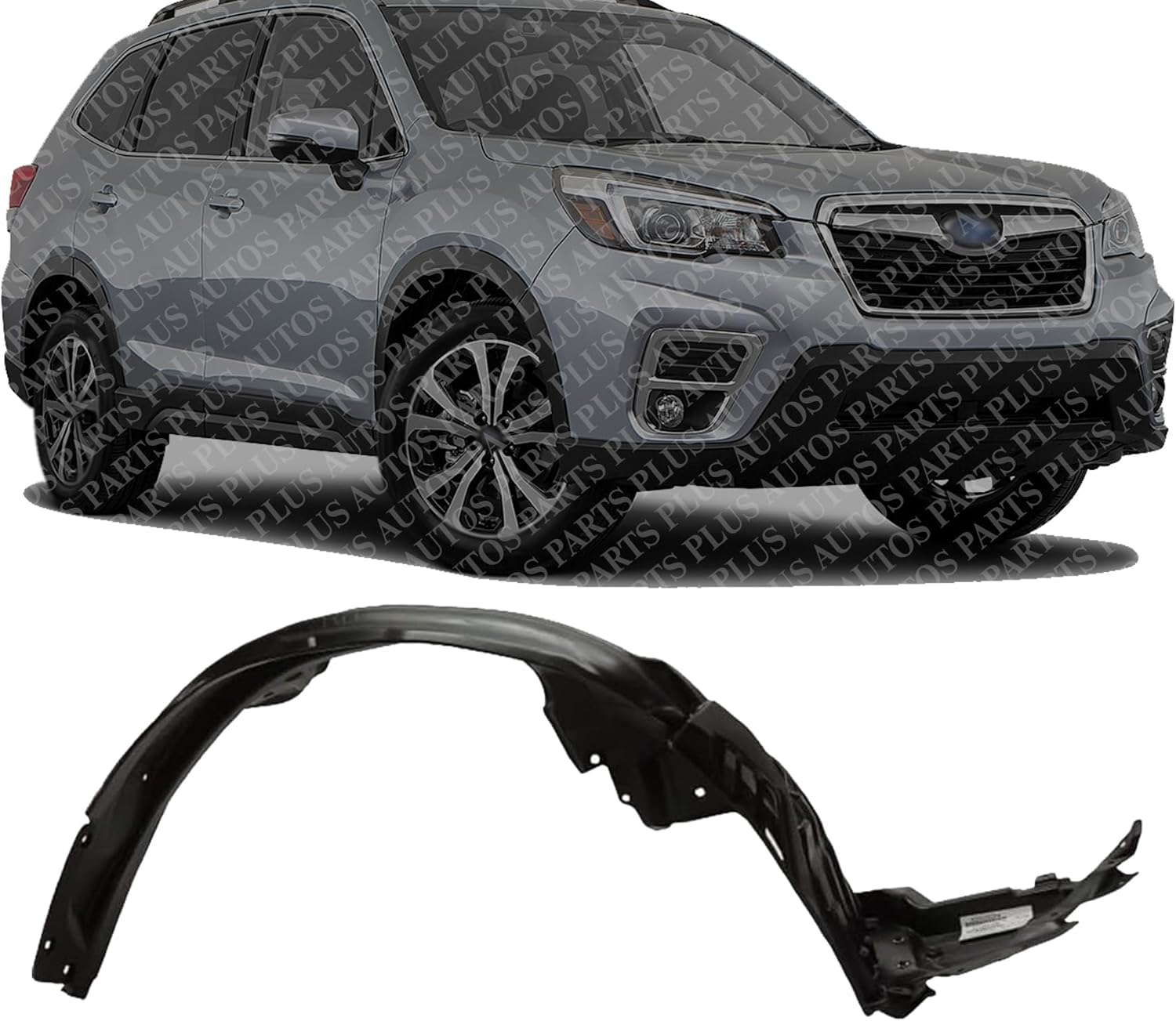 Front Fender Liner Right Passenger Side Direct Replacement Compatible With 2019-2021 Subaru Forester SU1249132 59110SJ020