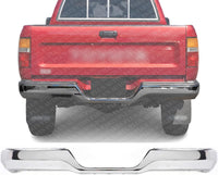 Rear Step Bumper Face Bar Chrome Steel Direct Replacement Compatible With 1989-1995 Toyota Pickup TO1102221 002283591213