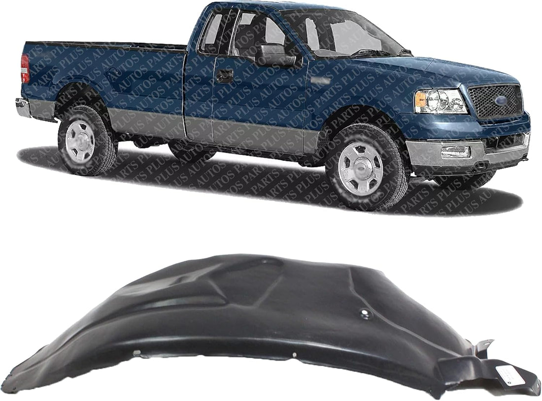 Front Fender Liner Right Passenger Side Direct Replacement Compatible With 2004-2008 Ford F-150/2006-2008 Lincoln Mark FO1249125 8L3Z16102A