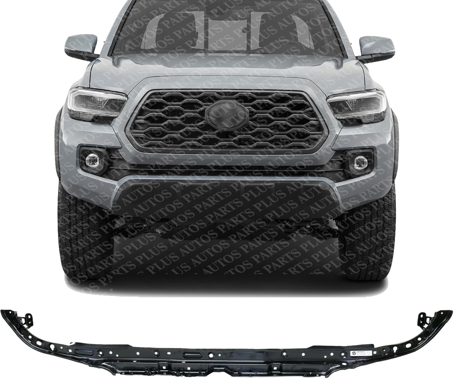 Front Radiator Support Upper Tie Bar Assembly Steel Direct Replacement Compatible With 2016-2023 Toyota Tacoma TO1225409 5320504020