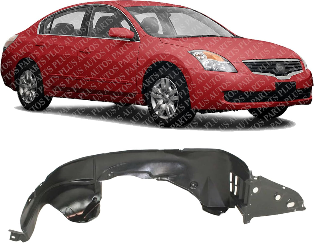 Front Fender Liner Right Passenger Side Direct Replacement Compatible With 2007-2011 Nissan Altima NI1249120 63840ZX20B