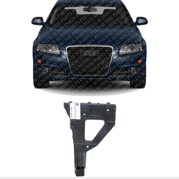 Front Bumper Bracket Left Driver Side Direct Replacement Compatible With 2005-2011 Audi A6 Quattro AU1066100 4F0807227