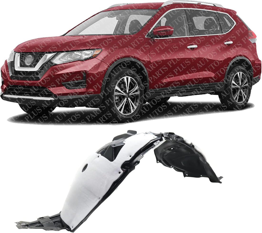 Front Fender Liner Left Driver Side Direct Replacement Compatible With 2017-2021 Nissan Rogue Sport NI1248164 638416MA0A-PFM