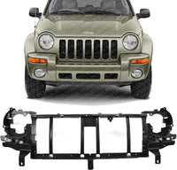 Front Header Panel Plastic Direct Replacement Compatible With 2002-2004 Jeep Liberty CH1220118 55155800AF