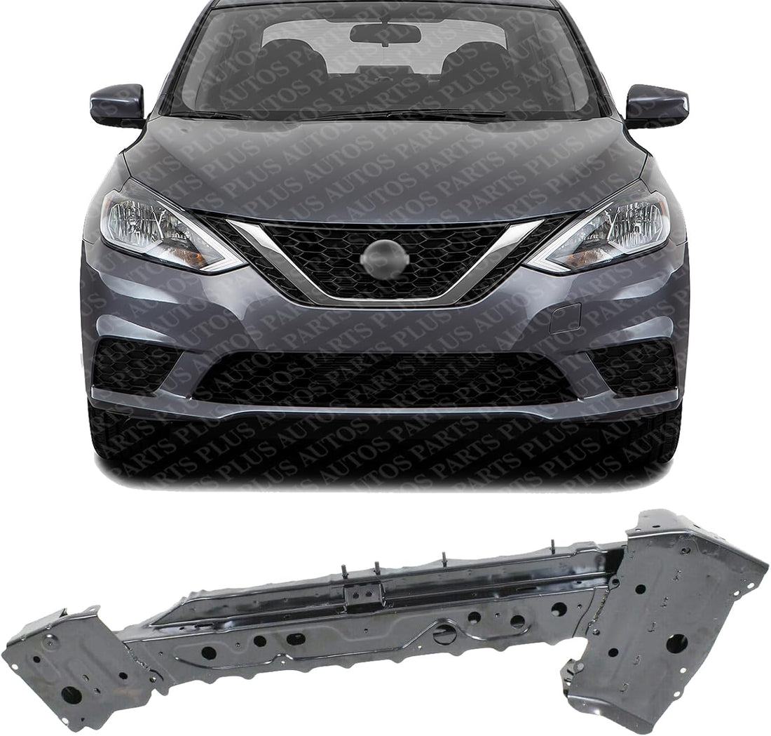 Front Radiator Lower Support Steel Direct Replacement Compatible With 2015-2019 Nissan Sentra NI1225251 F25304ATMA