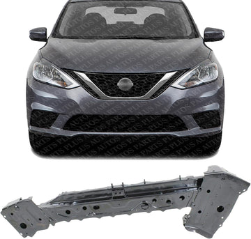 Front Radiator Lower Support Steel Direct Replacement Compatible With 2015-2019 Nissan Sentra NI1225251 F25304ATMA