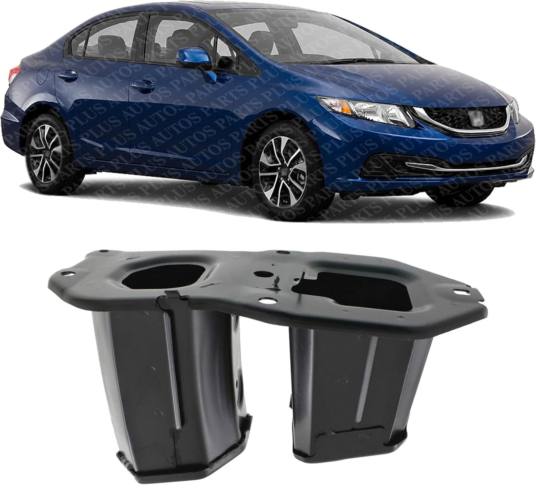 Front Bumper Extension Bracket Steel Right Passenger Side Direct Replacement Compatible With 2013-2015 Honda Civic HO1067117 71150TR3A00ZZ