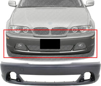 Front Bumper Cover Primed Direct Replacement Compatible With 2003-2006 BMW 3-Series BM1000152 51117076719