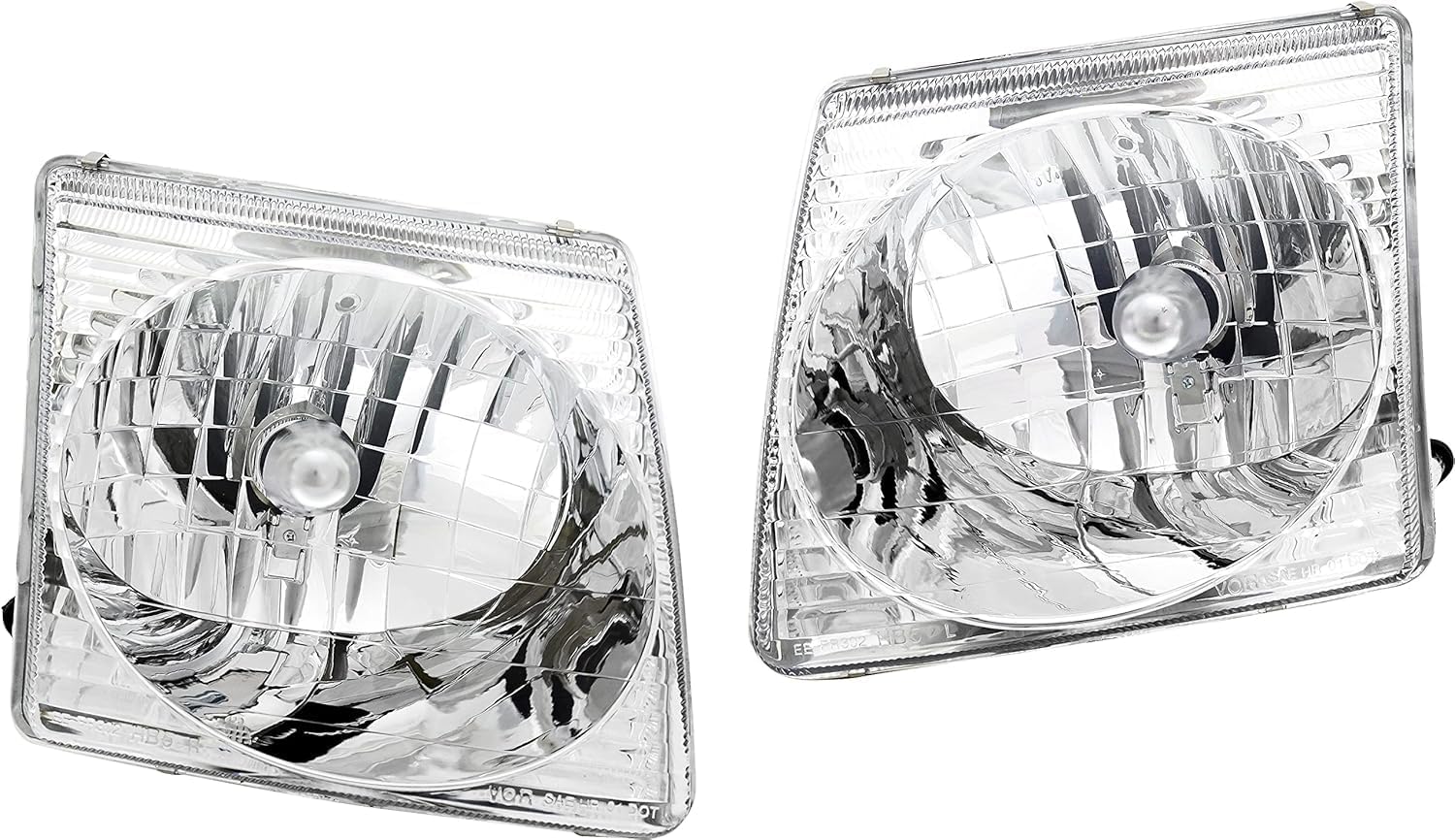 Set Of 2 Front Head Light Assembly Left Driver & Right Passenger Side Direct Replacement Compatible With 2001-2005 Ford Explorer Sport FO2502170 FO2503170 1L5Z13008BA 1L5Z13008AA