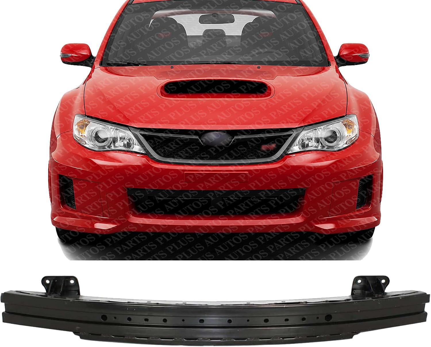 Front Bumper Reinforcement Steel Direct Replacement Compatible With 2008-2014 Subaru Impreza / 2013-2014 WRX SU1006145 57711FG0409P