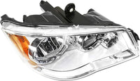 Front Head Light Assembly Chrome Interior Right Passenger Side Direct Replacement Compatible With 2011-2020 Grand Caravan / 2008-2016 Chrysler Town & Country CH2503192 5113336AI
