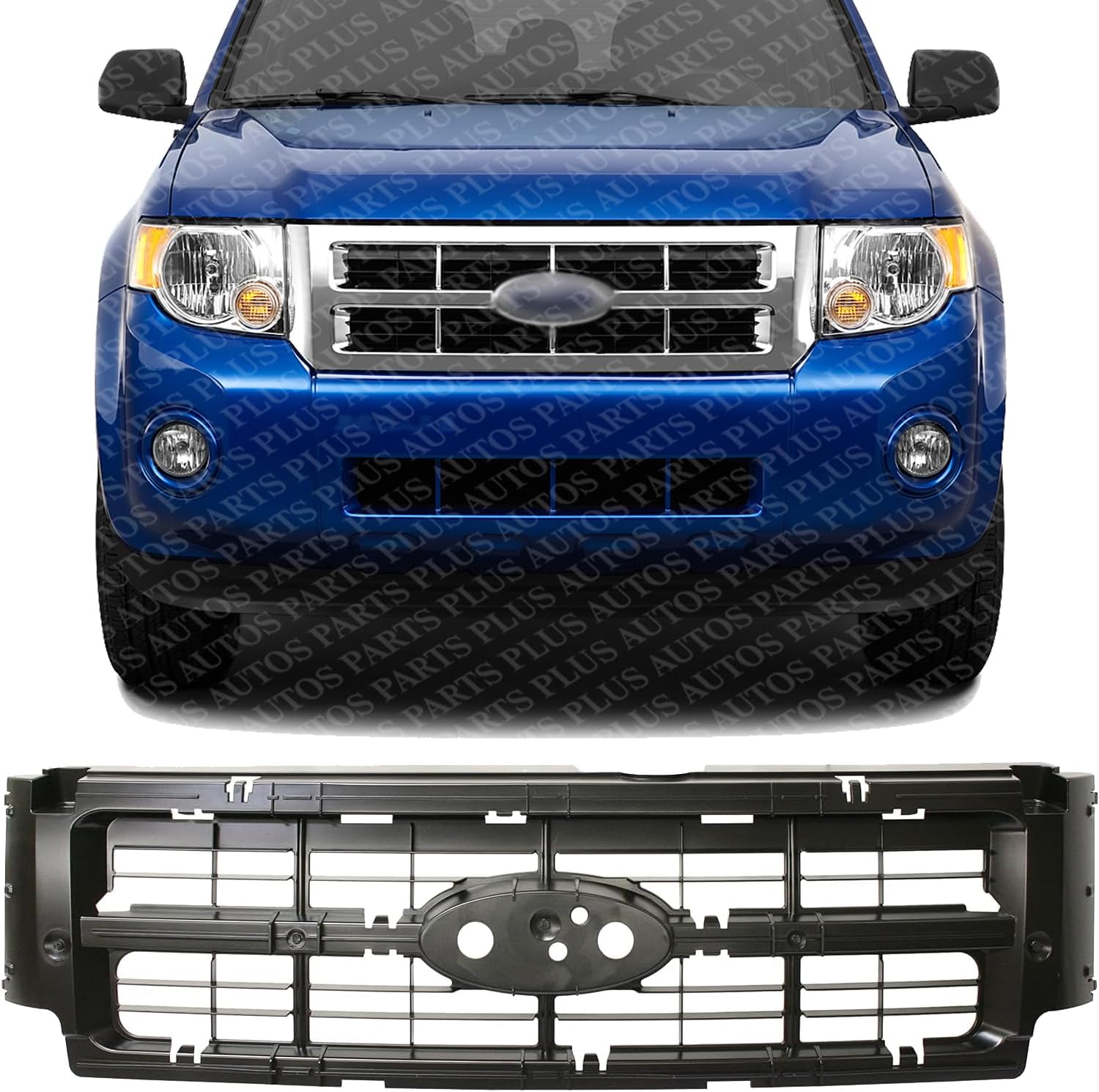AUTOS PARTS PLUS Front Grille Reinforcement Direct Replacement Compatible With 2008-2012 Ford Escape FO1223111 8L8Z8A284A
