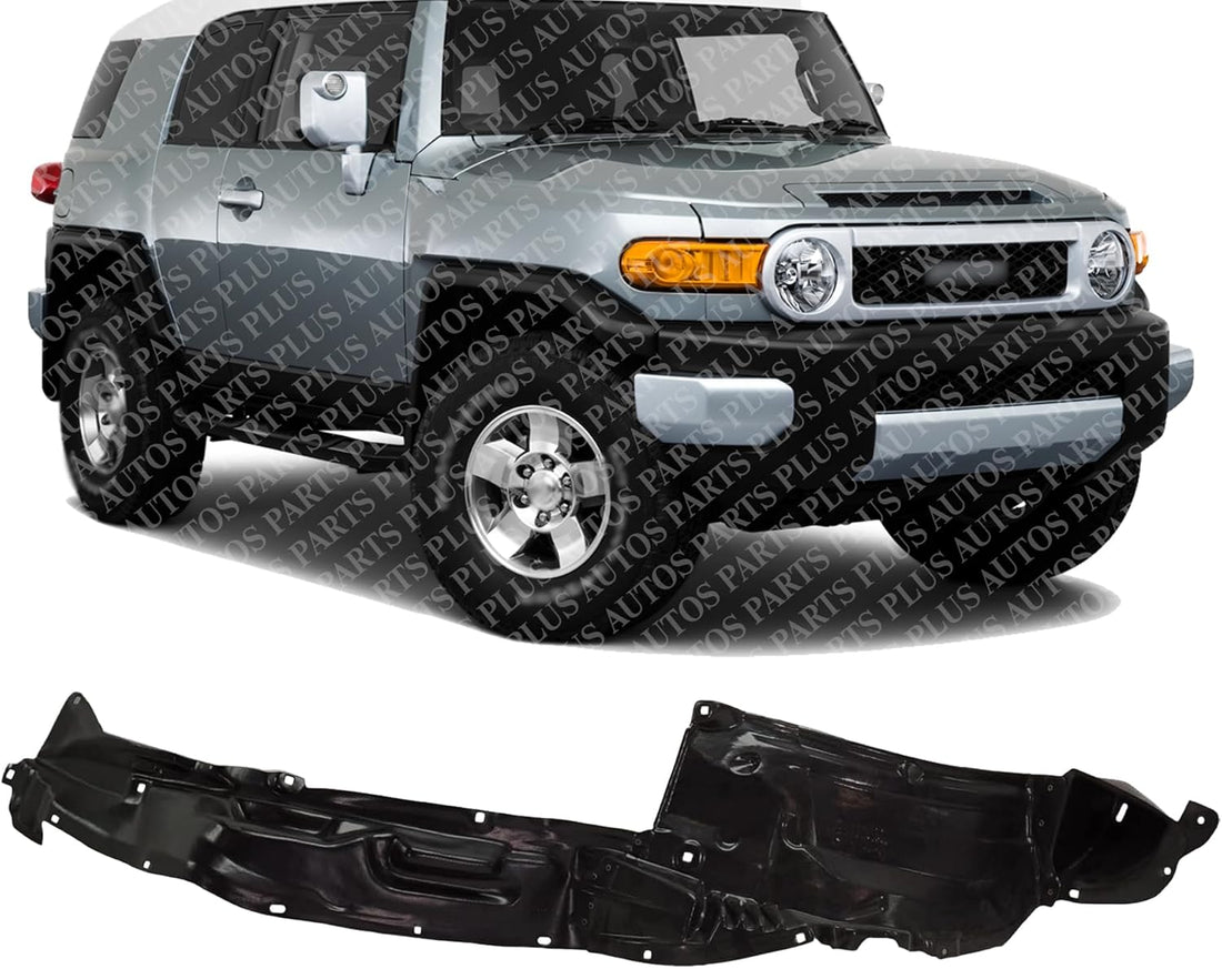 Front Fender Liner Right Passenger Side Direct Replacement Compatible with 2010-2014 Toyota FJ Cruiser TO1249174 5380735130
