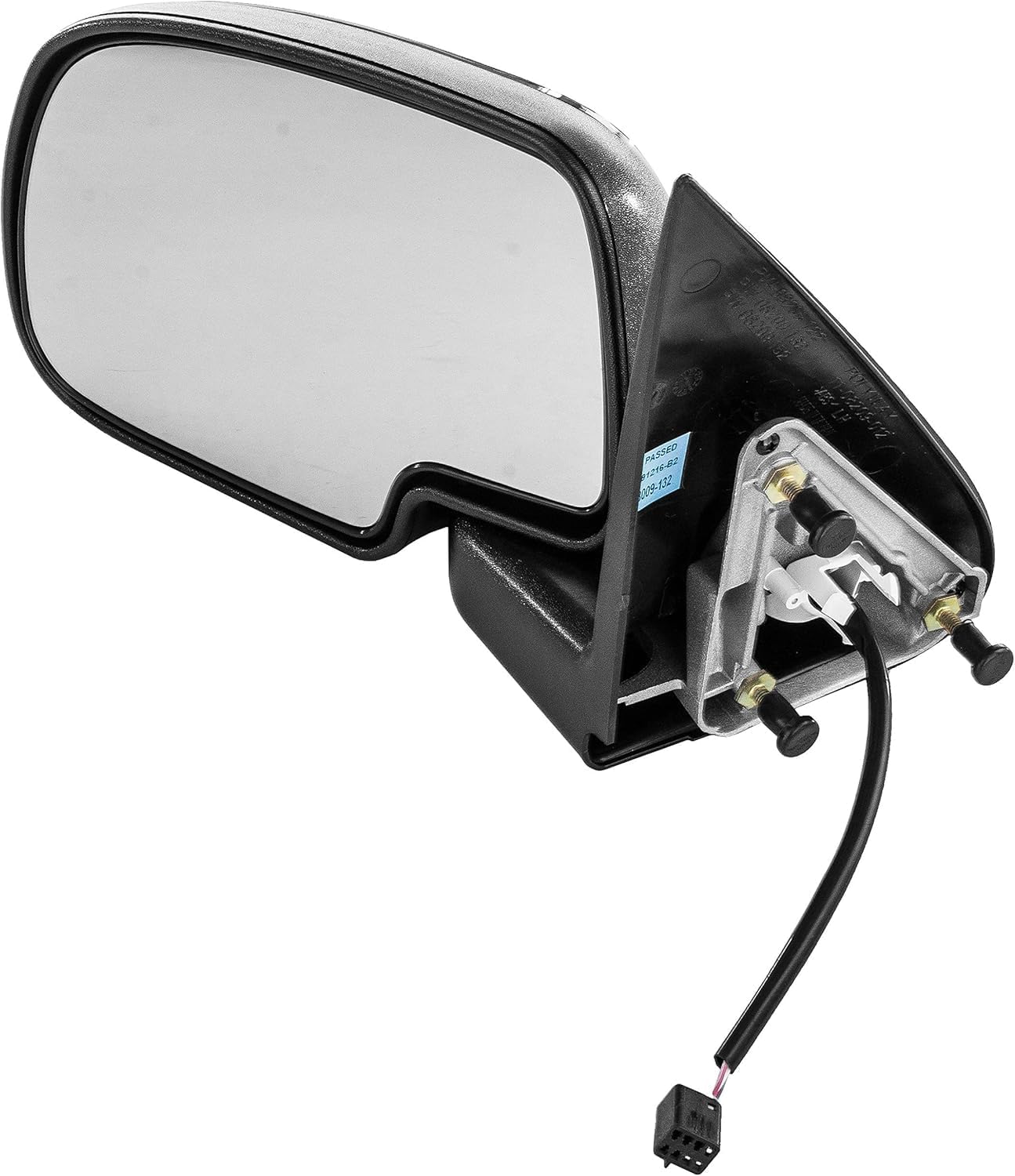Front Power Mirror Manual Folding Non-Heated Chrome Right Passenger Side Direct Replacement Compatible With 1999-2002 Chevrolet Silverado/GMC SIERRA GM1321174 15172248