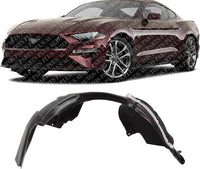 Front Fender Liner Left Driver Side Direct Replacement Compatible With 2018-2023 Ford Mustang FO1248190 JR3Z16103E JR3Z16103B