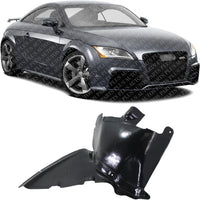 Front Section Fender Liner Right Passenger Side Direct Replacement Compatible With 2008-2015 Audi TT AU1249114 8J0821192C