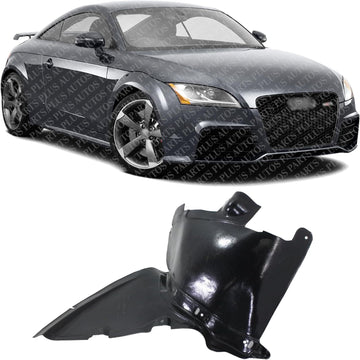 Front Section Fender Liner Right Passenger Side Direct Replacement Compatible With 2008-2015 Audi TT AU1249114 8J0821192C