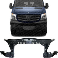 Front Radiator Support Composite Assembly Plastic With Steel Direct Replacement Compatible With 2014-2018 Mercedes Benz Sprinter 2500/3500 MB1225181 9068800403