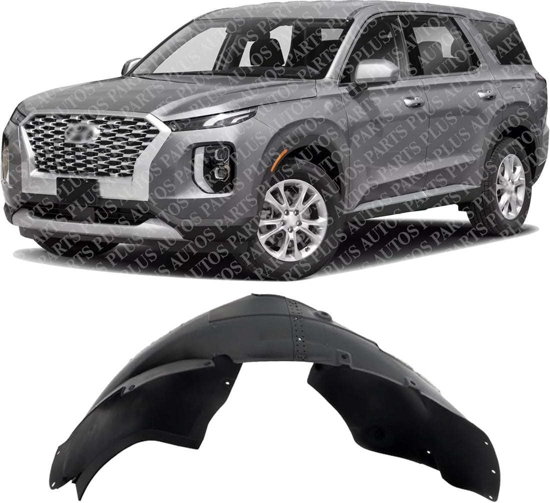 Front Fender Liner Left Driver Side Direct Replacement Compatible With 2020-2022 Hyundai Palisade HY1248180 86811S8000