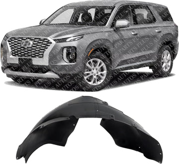 Front Fender Liner Left Driver Side Direct Replacement Compatible With 2020-2022 Hyundai Palisade HY1248180 86811S8000