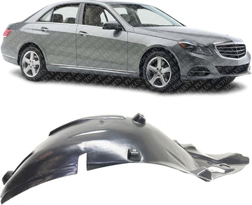 Front Section Fender Liner Right Passenger Side Direct Replacement Compatible With 2014-2016 Mercedes Benz E-Class MB1249174 2126906230