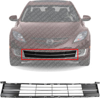 Front Bumper Lower Grille Textured Direct Replacement Compatible With 2009-2013 Mazda 6 MA1036110 GS3N501T1A