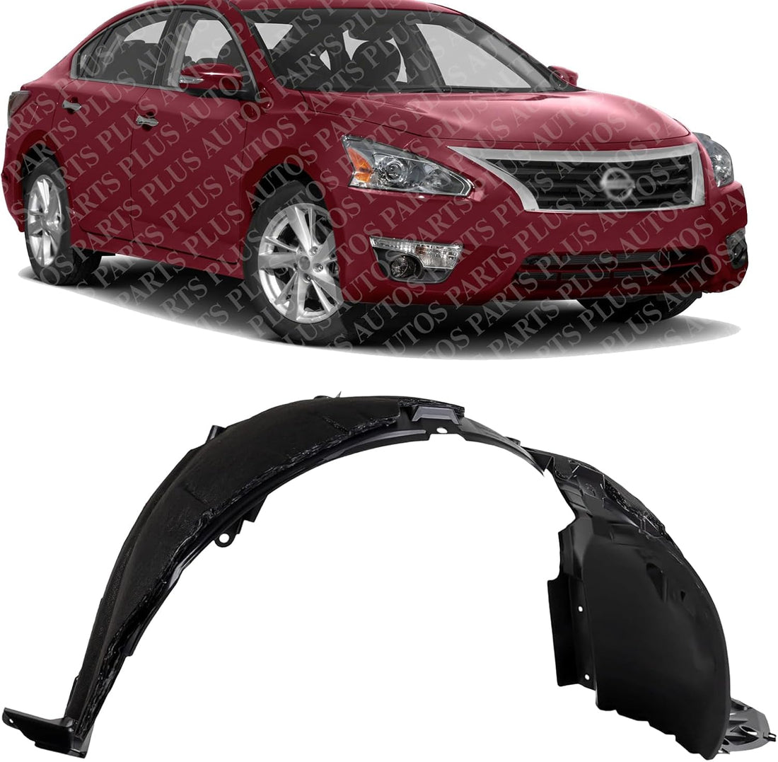 Front Fender Liner Right Passenger Side Direct Replacement Compatible With 2013 Nissan Altima NI1249131 638403TA0A