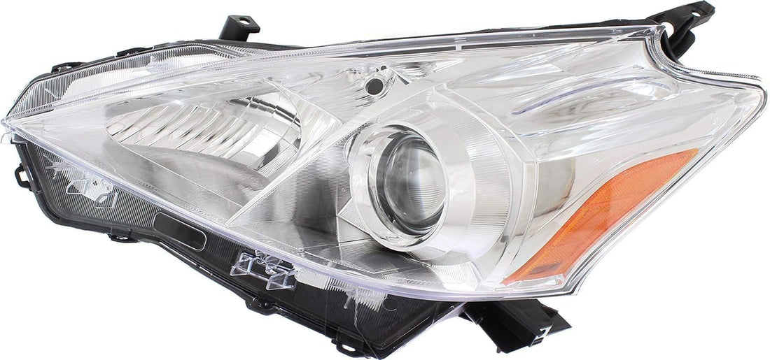 Front Head Light Assembly Right Passenger Side Direct Replacement Compatible With 2012-2014 Toyota Prius TO2519137 8113047300