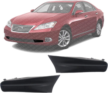 Set Of 2 Front Bumper Grille Textured Right Passenger & Left Driver Side Direct Replacement Compatible With 2010-2012 Lexus ES350 LX1039103 LX1038103 5314133100 5314233110