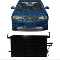 AUTOS PARTS PLUS Front A/C Condenser Aluminum Core Direct Replacement Compatible With 2001-2006 Hyundai Elantra / 2003-2008 Tiburon HY3030101 976062D000