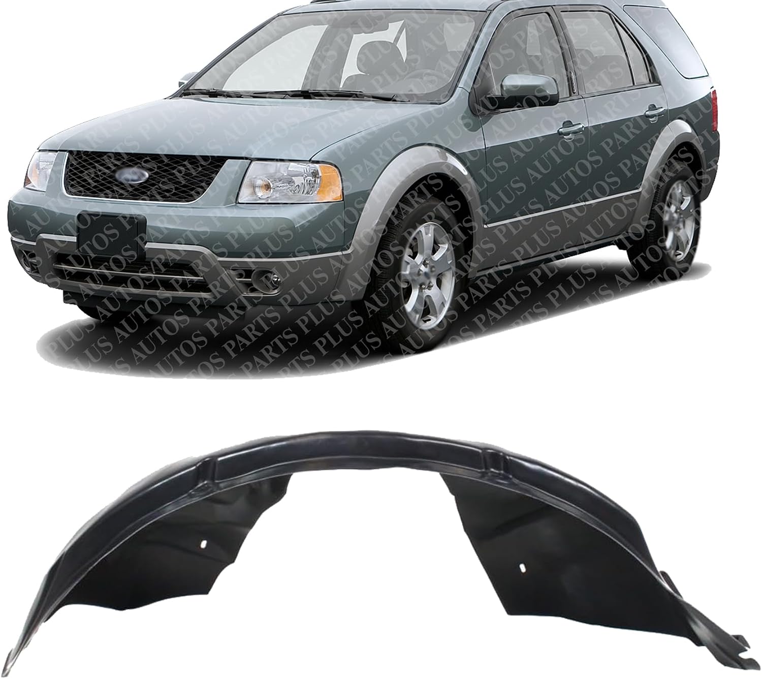 Front Fender Liner Left Driver Side Direct Replacement Compatible With 2005-2007 Ford Freestyle FO1250131 5F9Z16103AA