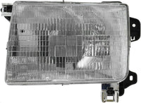 Set Of 2 Front Headlights Assembly Right Passenger & Left Driver Side Direct Replacement Compatible With 1998-2000 Nissan Frontier / 2000-2001 Nissan Xterra NI2502121 NI2503121