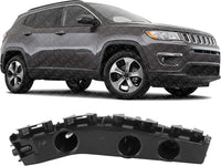 Front Bumper Bracket Right Passenger Side Direct Replacement Compatible With 2011-2017 Jeep Compass CH1043104 5182596AC